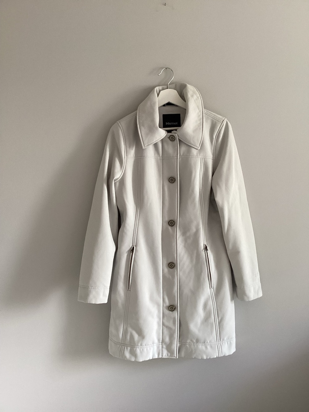 Marmot Soft Shell Trench Coat, Size M